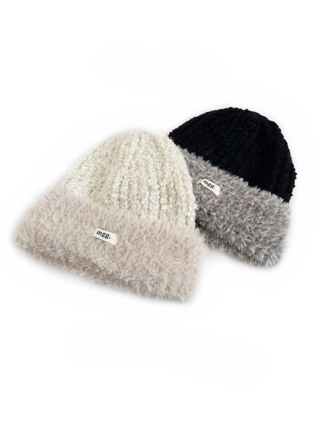 Haila – Fuzzy Contrast Trim Beanie