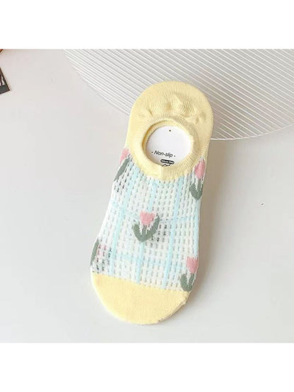 Rufia - Floral Mesh Ankle Socks product image 17