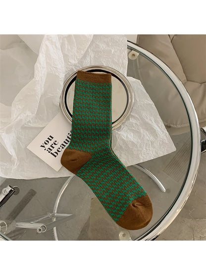 Rufia - Patterned Daily Wear Crew Socks