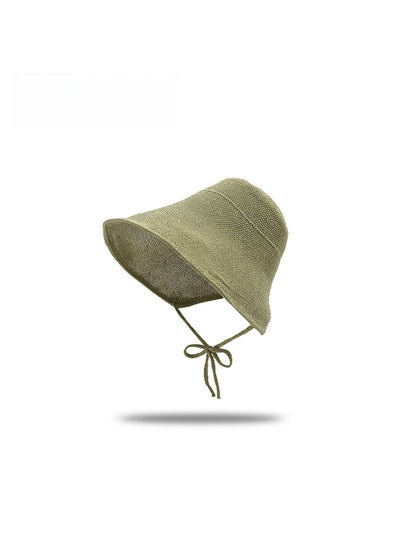 Haila - Elegant Wide Brim Round Crown Bucket Hat