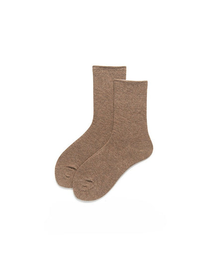 Rufia - Solid Color Everyday Crew Socks