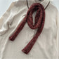 Scarvii - Winter Long Narrow Scarf with Starry Print