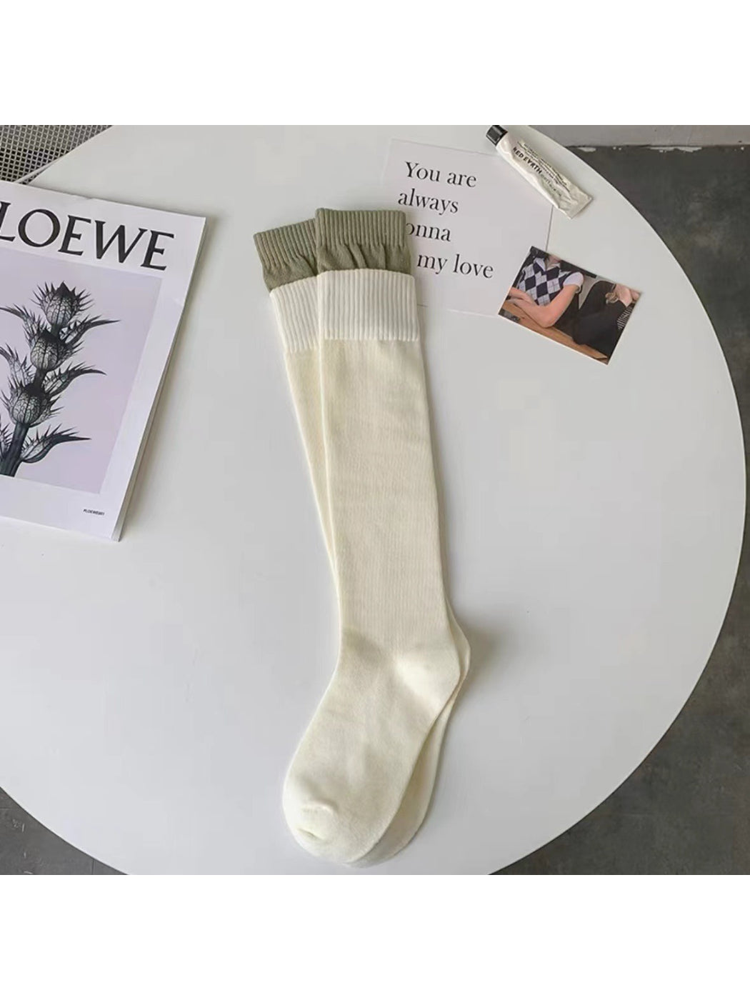 Rufia - Slouch Colorblock Calf Socks product image 7