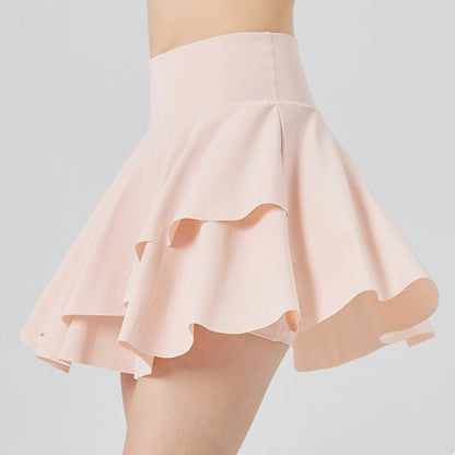 Stepo - Macaron Pleated Tennis Skirt Golf Skirt