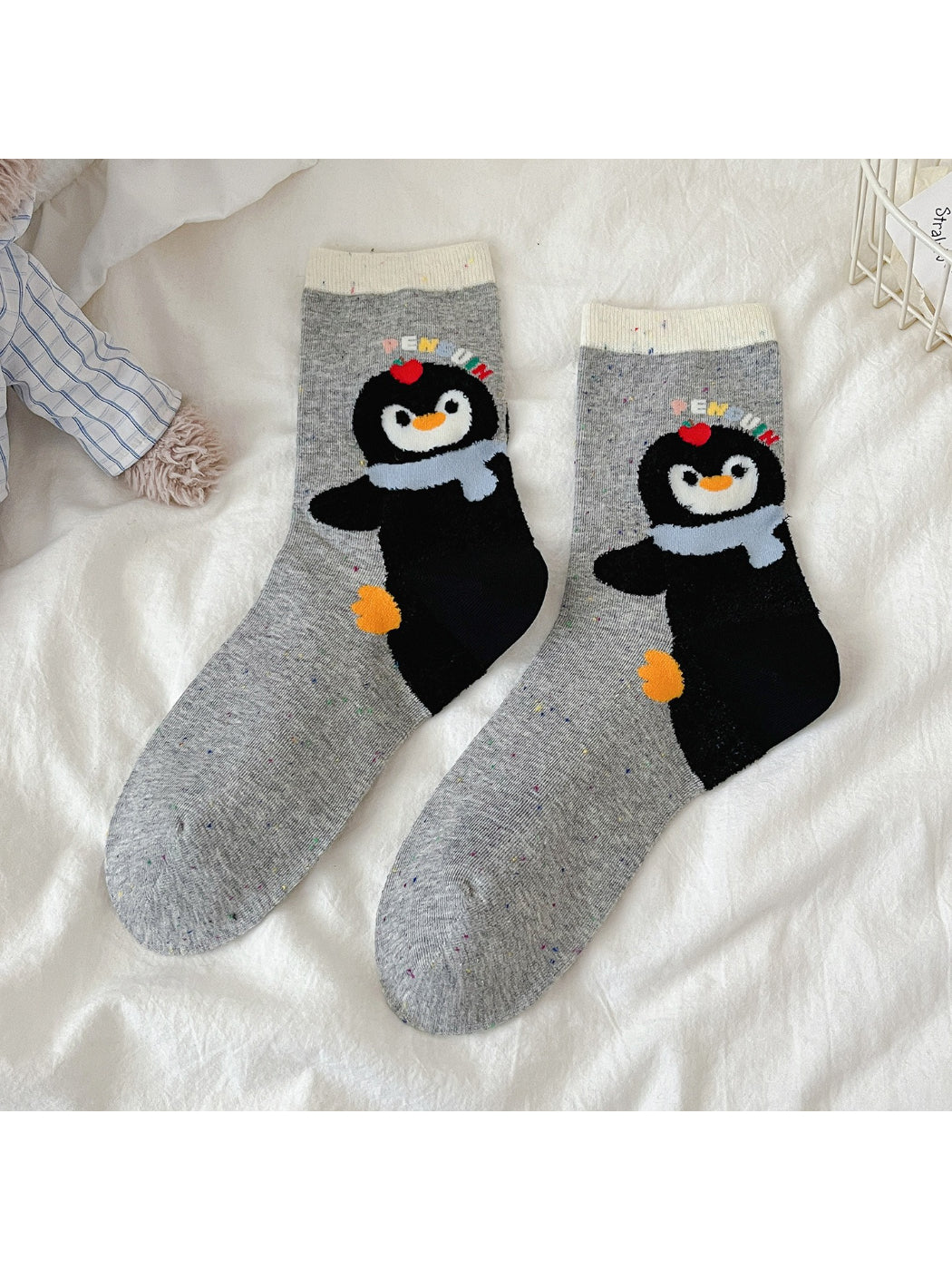 Rufia - Playful Penguin Design Soft Crew Socks product image 7
