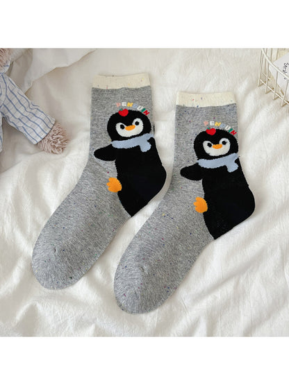 Rufia - Playful Penguin Design Soft Crew Socks product image 7