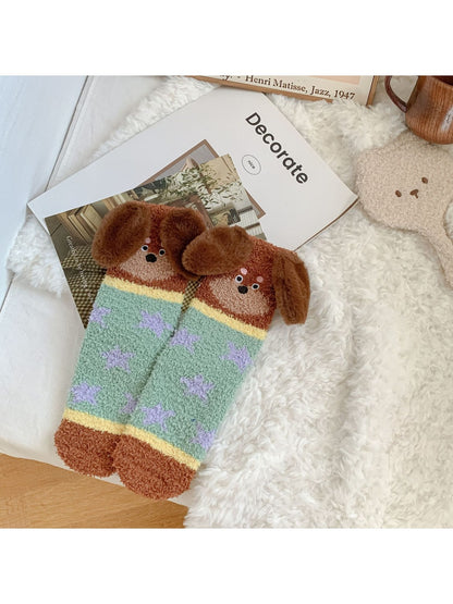 Rufia - Dachshund Plush Socks with Long Ears
