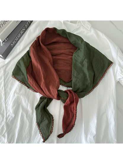 Scarvii - Two-Tone Diamond Shaped Scarf