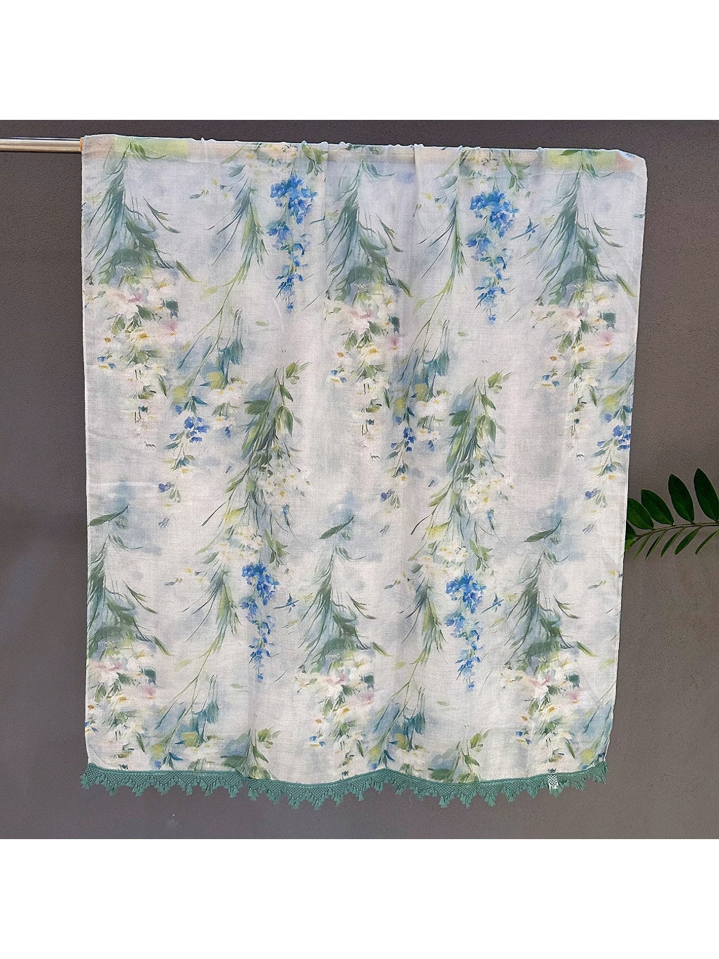 Scarvii - Muted Floral Print Summer Wrap Scarf