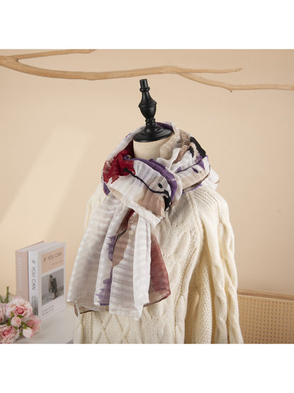 Scarvii - Soft Watercolor Block Scarf