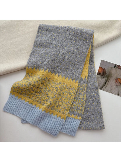 Scarvii - Fair Isle Knit Long Scarf