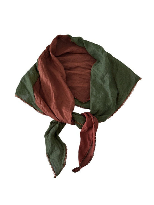 Scarvii - Two-Tone Diamond Shaped Scarf