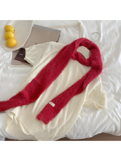 Scarvii - Fuzzy Soft Knit Scarf