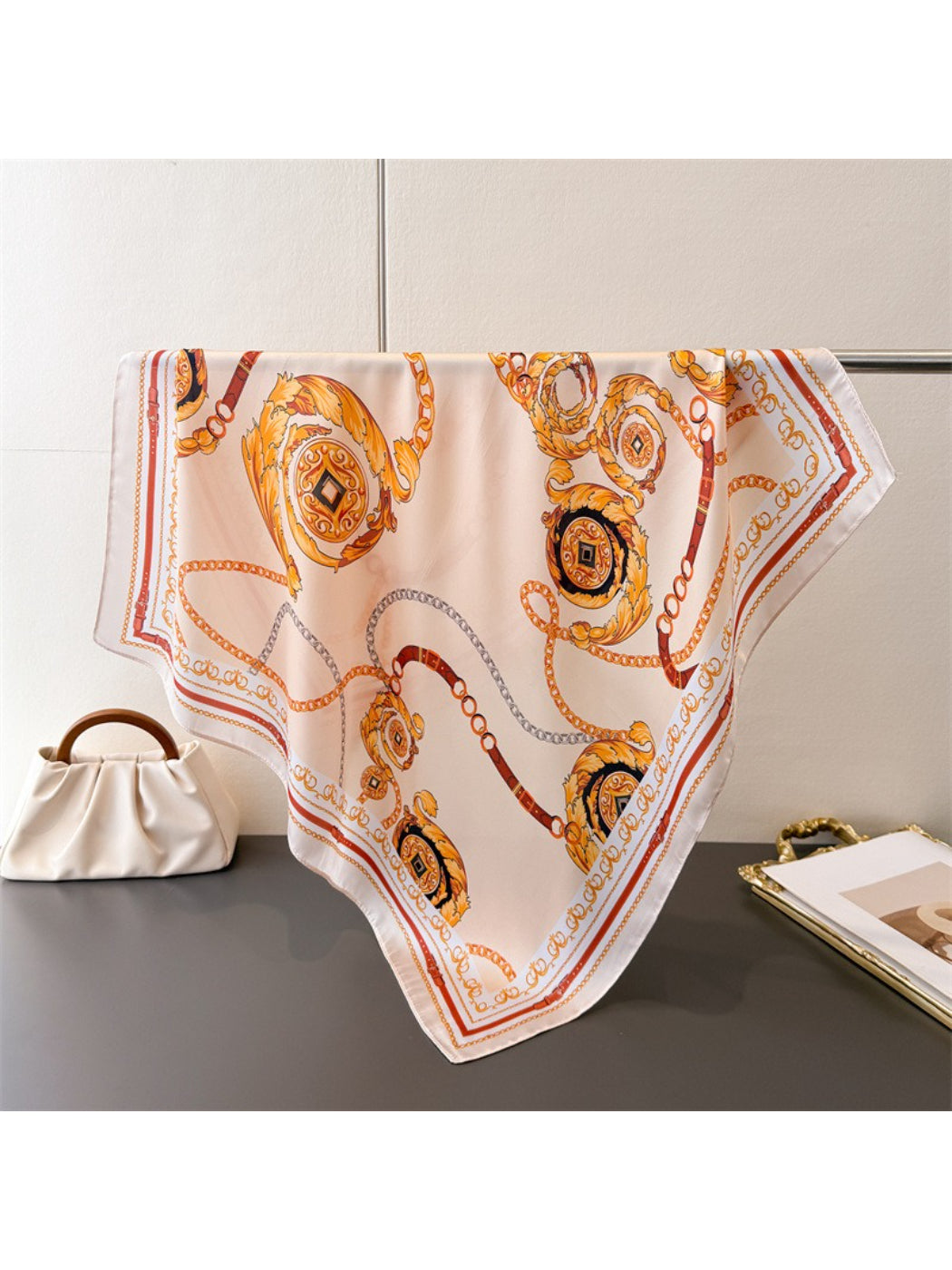 Scarvii - Chain Medallion Square Scarf