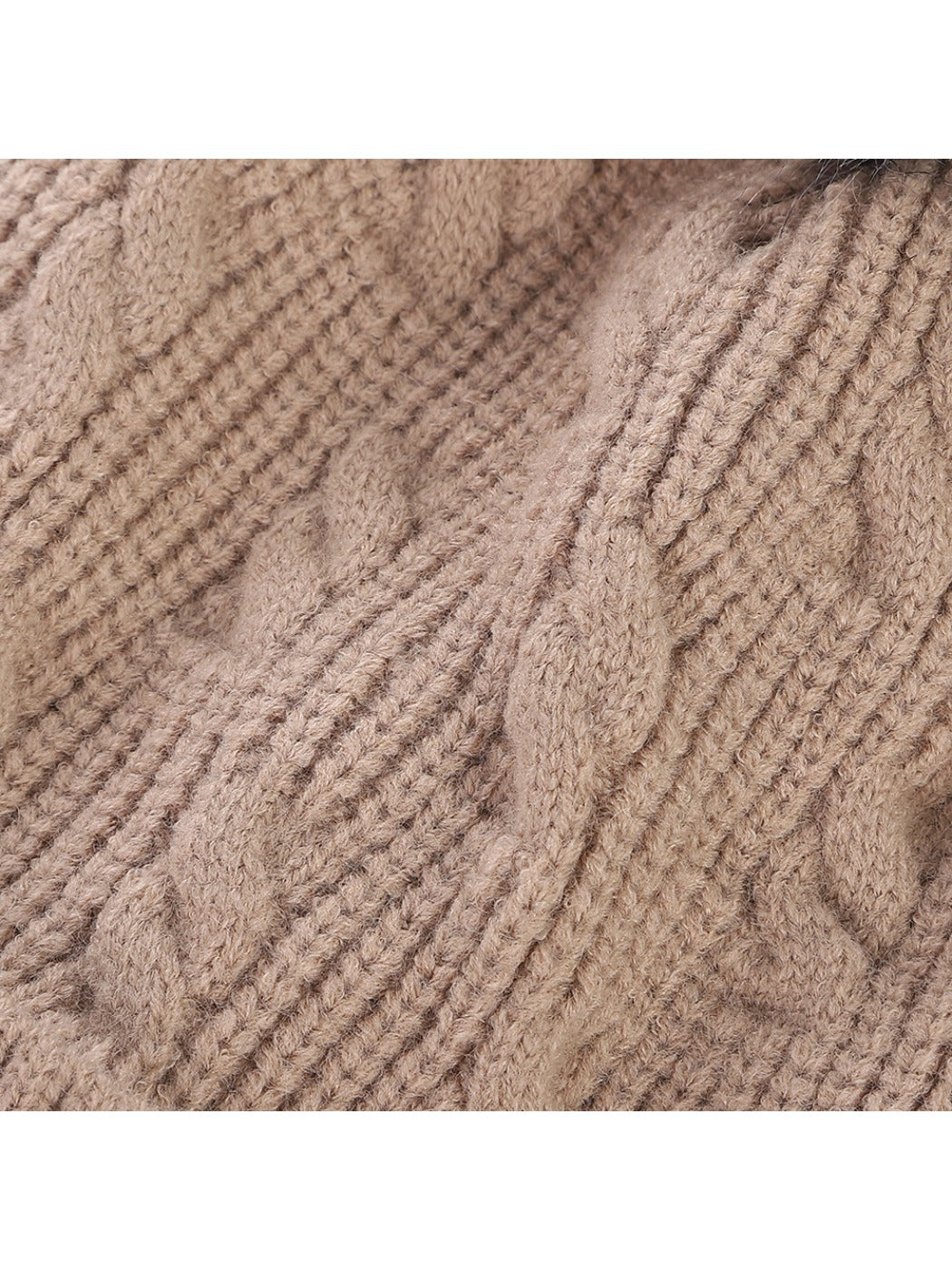 Haila - Winter Knitted Beanie with Pom Pom