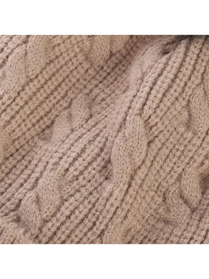 Haila - Winter Knitted Beanie with Pom Pom