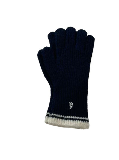 Gloving - Unisex Full-Cover Knitted Gloves with Letter Embroidered