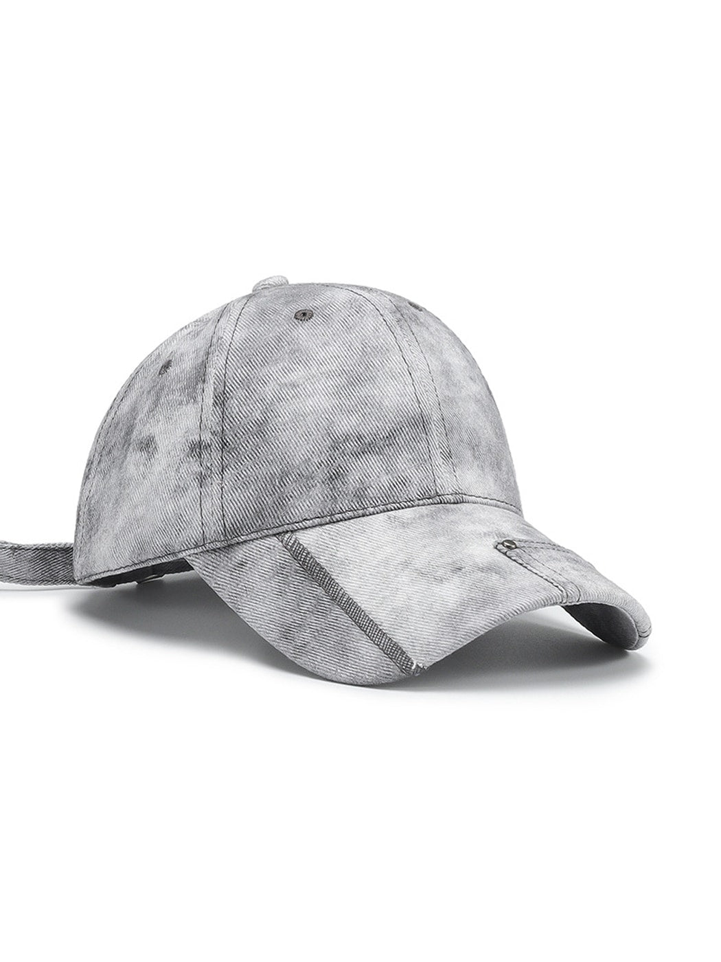 Haila - Adjustable Curved Brim Solid Color Baseball Cap