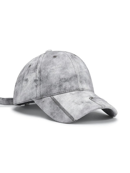 Haila - Adjustable Curved Brim Solid Color Baseball Cap