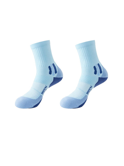 Rufia - Color Block Sport Cushion Crew Socks