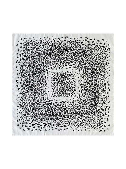 Scarvii - Fashion Leopard Print Square Scarf