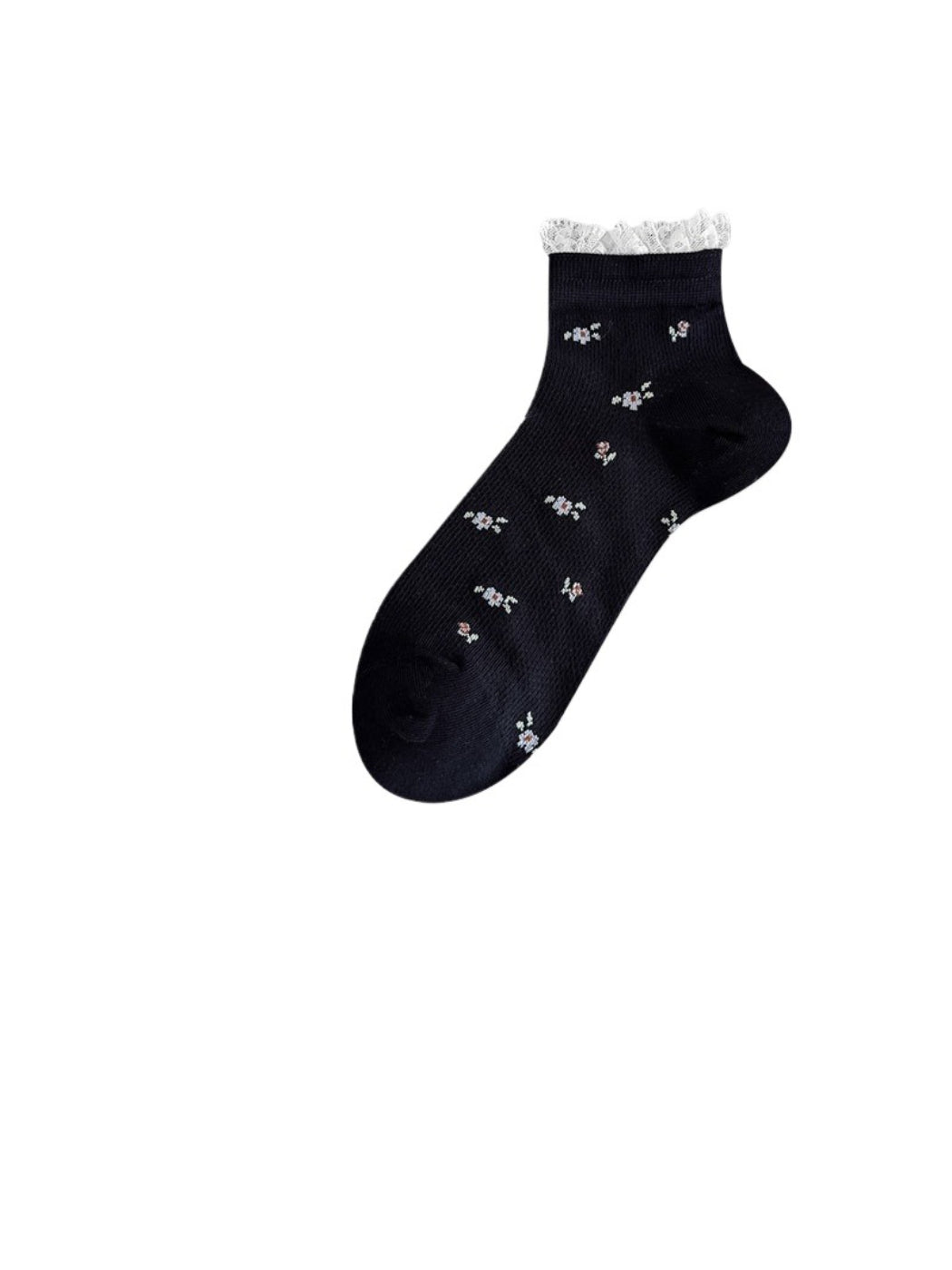 Rufia - Lace Top Ditsy Floral Ankle Socks product image 6