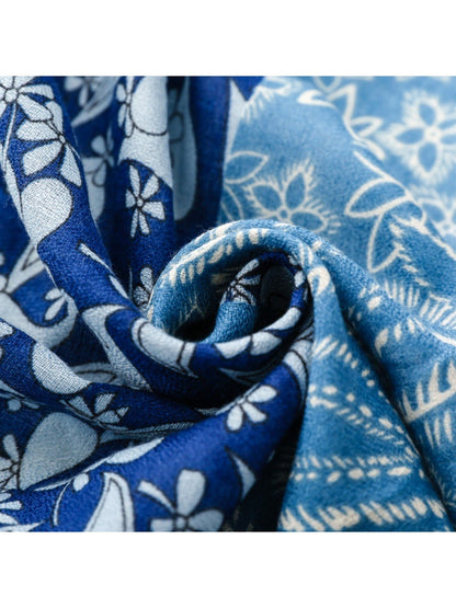 Scarvii - Paisley Print Long Scarf for Women
