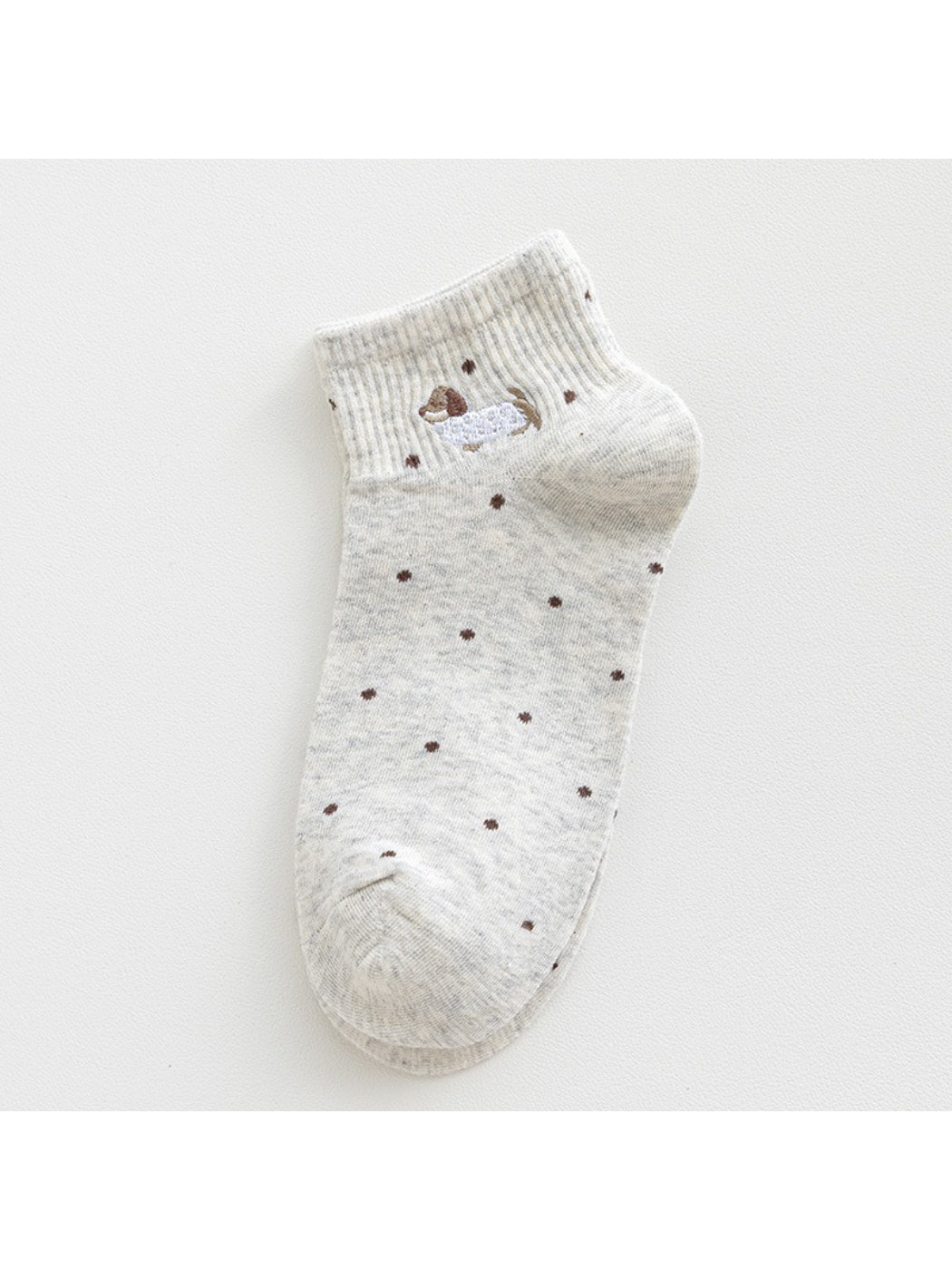 Rufia - Tiny Puppy Dot Pattern Ankle Socks product image 6