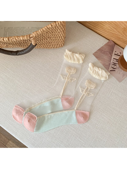 Rufia - Vintage Floral Crew Socks product image 4