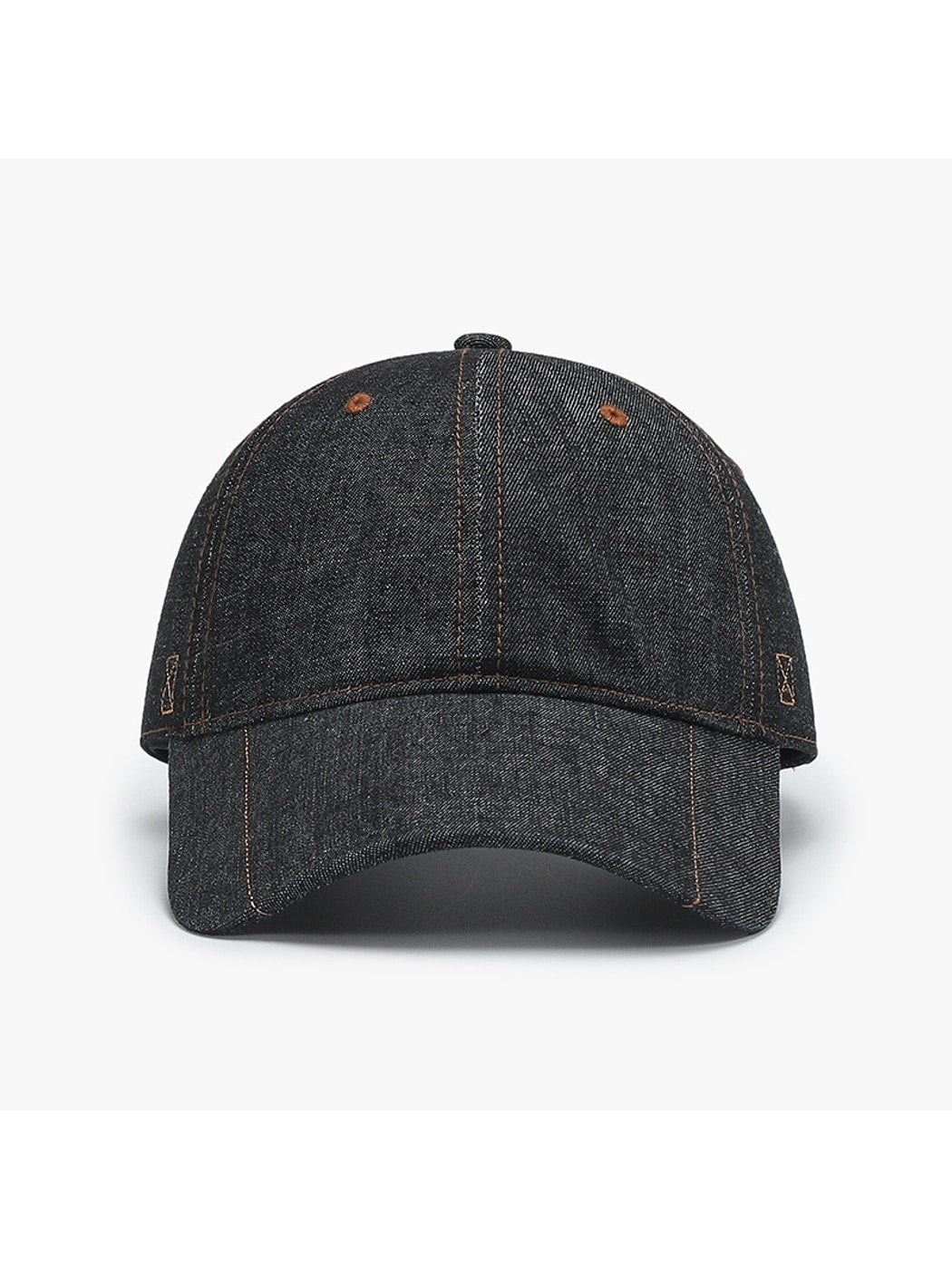 Haila - Adjustable Curved Brim Solid Color Cap