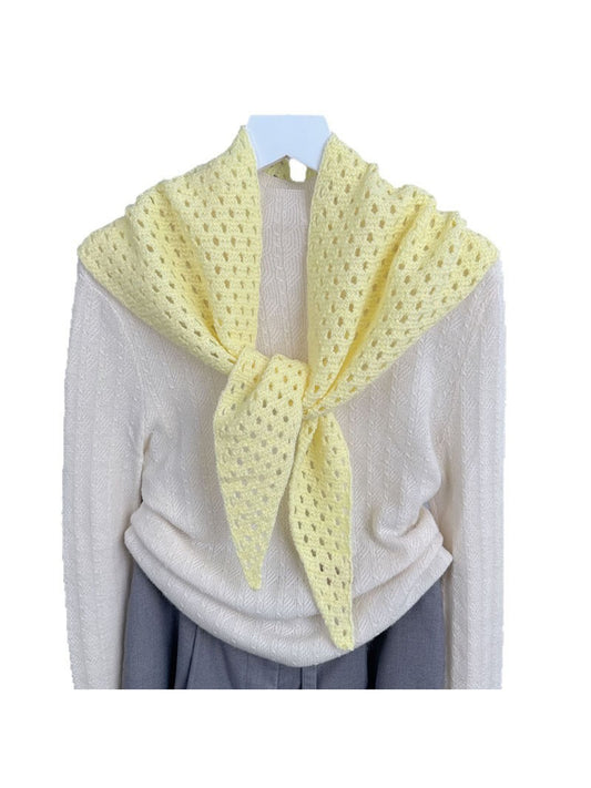 Scarvii - Open Knit Lightweight Tie Scarf
