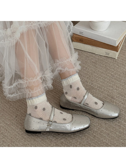 Rufia - Playful Mixed Pattern Ankle Socks