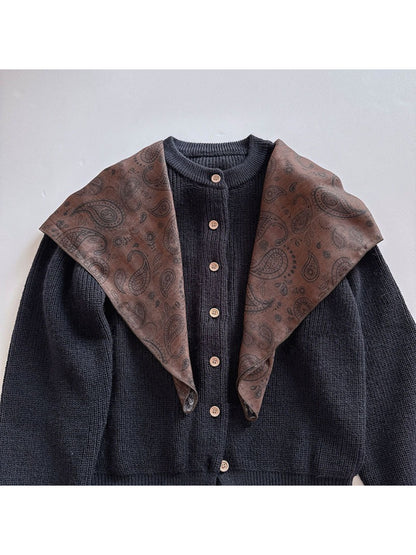 Scarvii - Vintage Paisley Accent Scarf