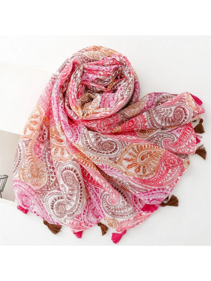 Scarvii - Flowing Paisley Pattern Everyday Scarf