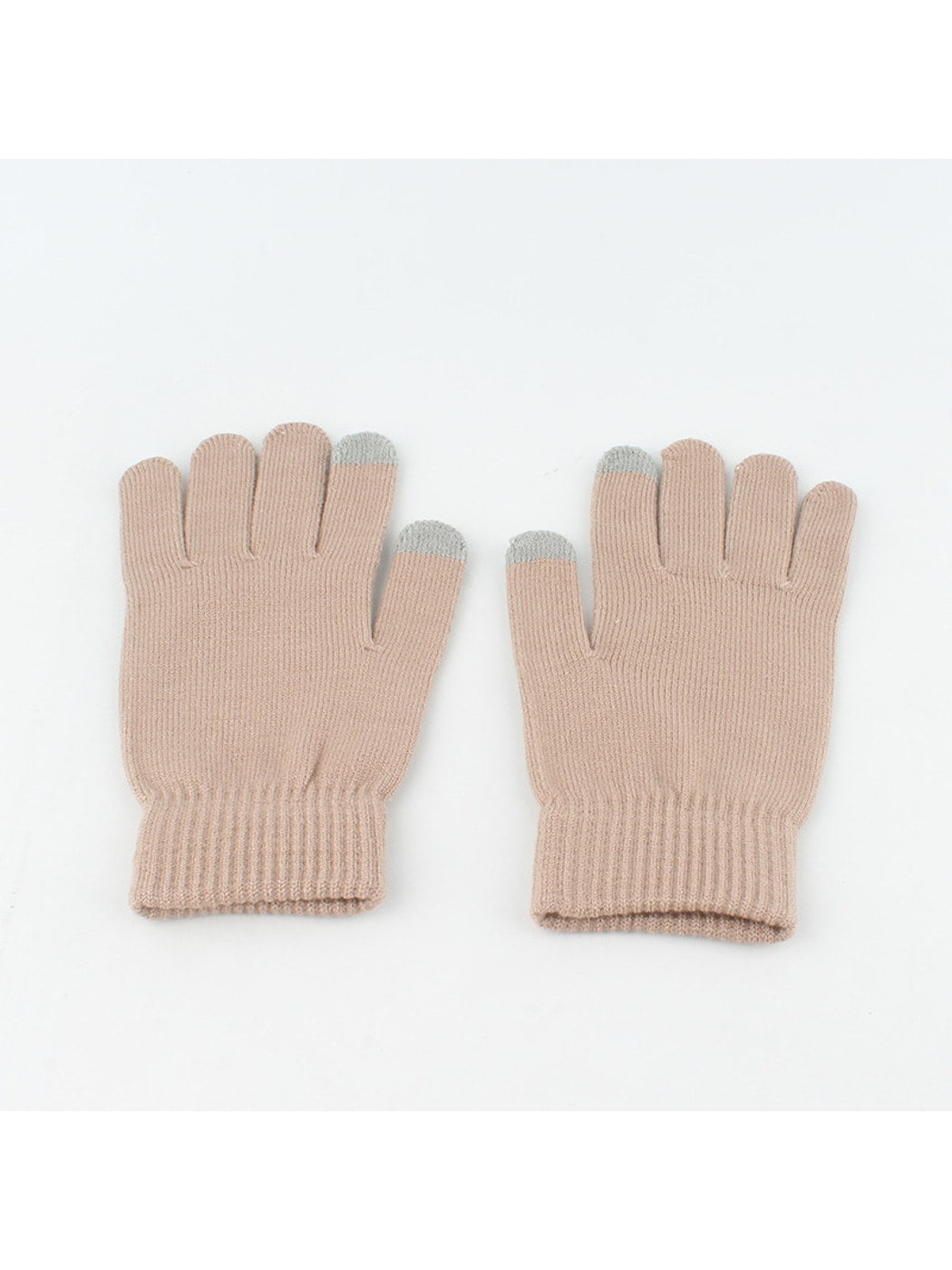 Haila - Solid Color Beanie Scarf Gloves Set