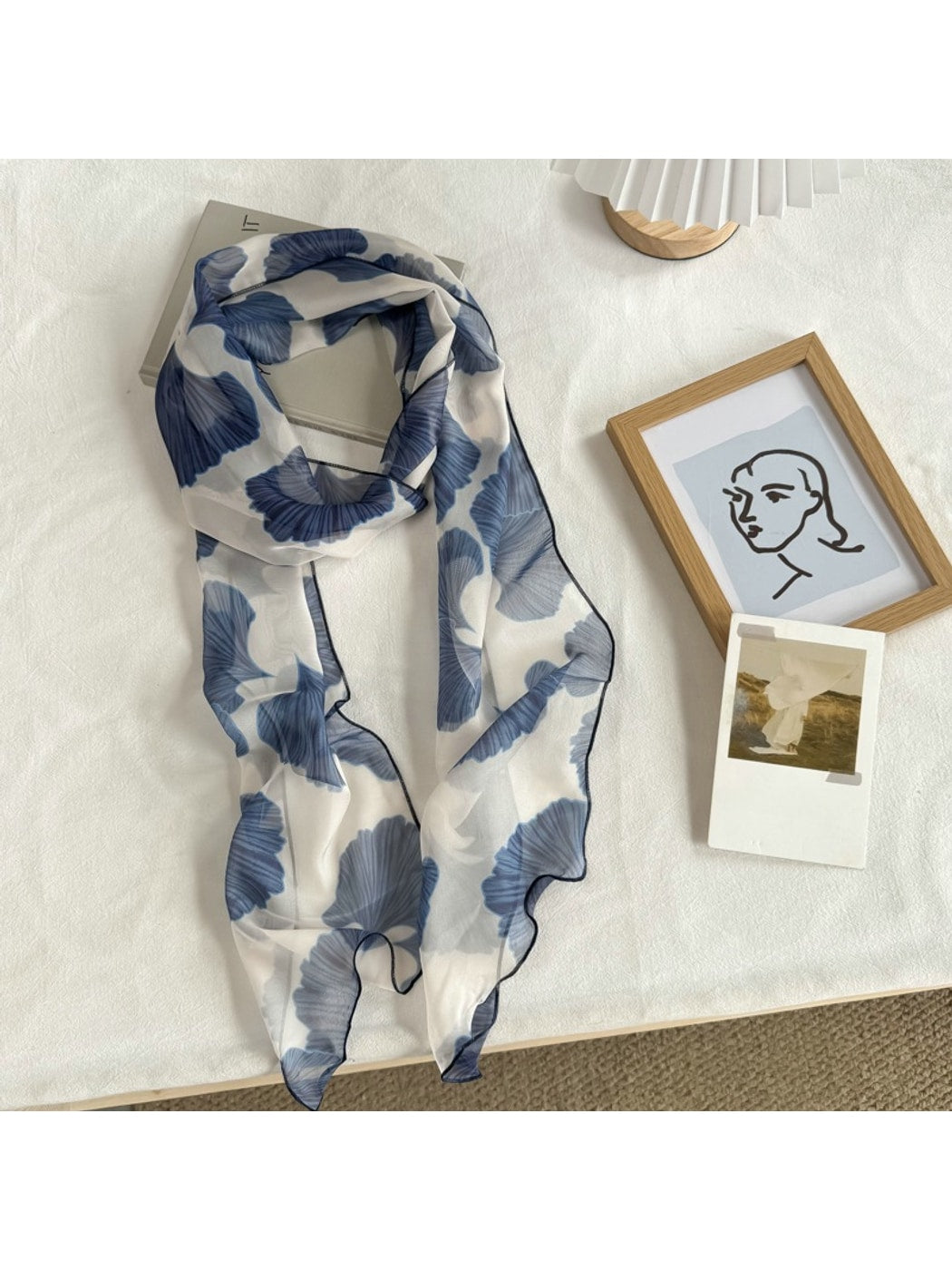Scarvii - Minimalist Style Pattern Fashion Neck Scarf