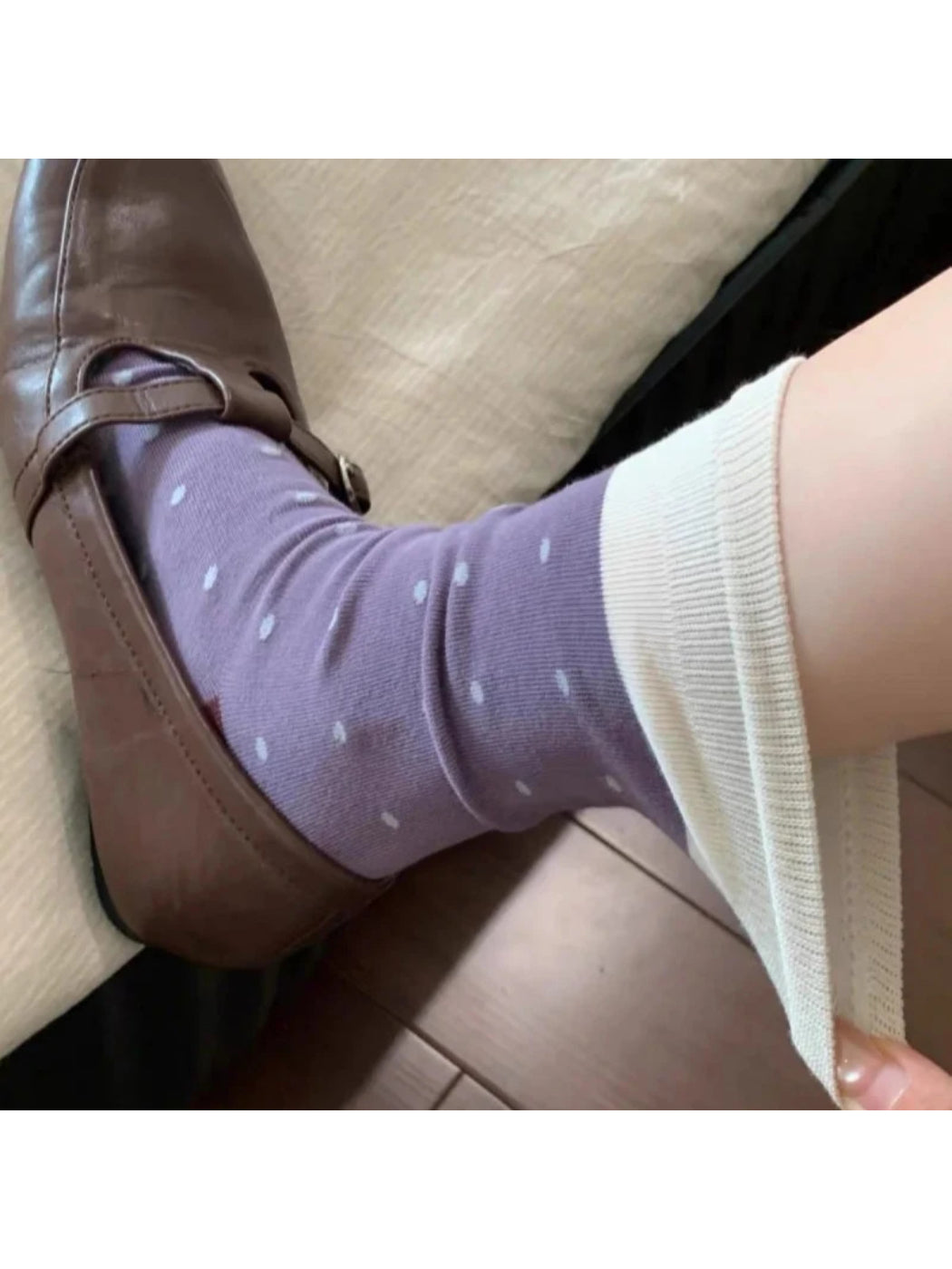 Rufia - Polka Dot Crew Socks
