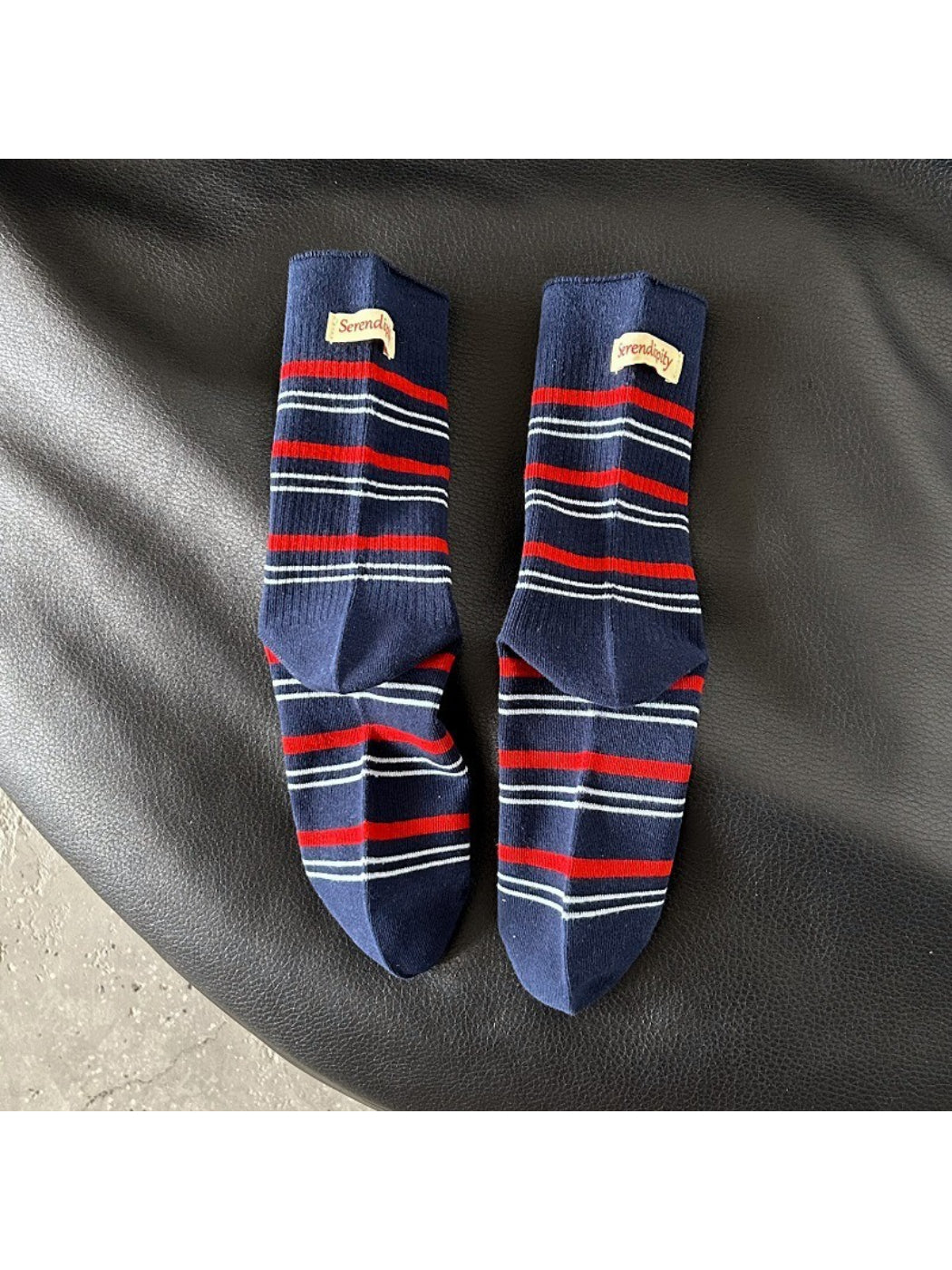 Rufia - Classic School Stripe Crew Socks