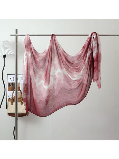 Scarvii - Abstract Tie-Dye Long Scarf
