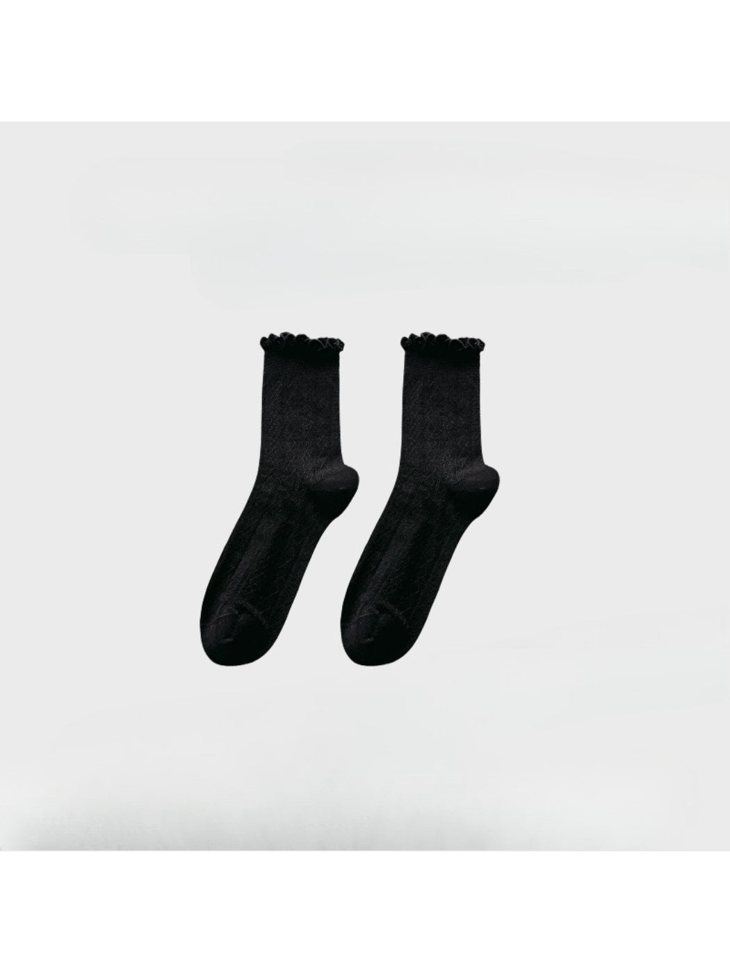Rufia - Romantic Lace Texture Sheer Crew Socks product image 6