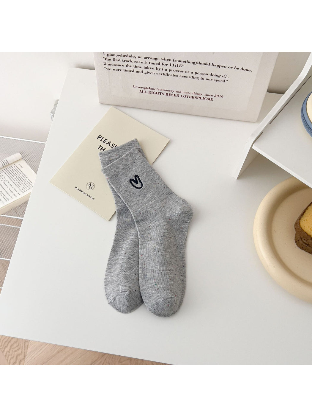 Rufia - Sweetheart Confetti Crew Socks