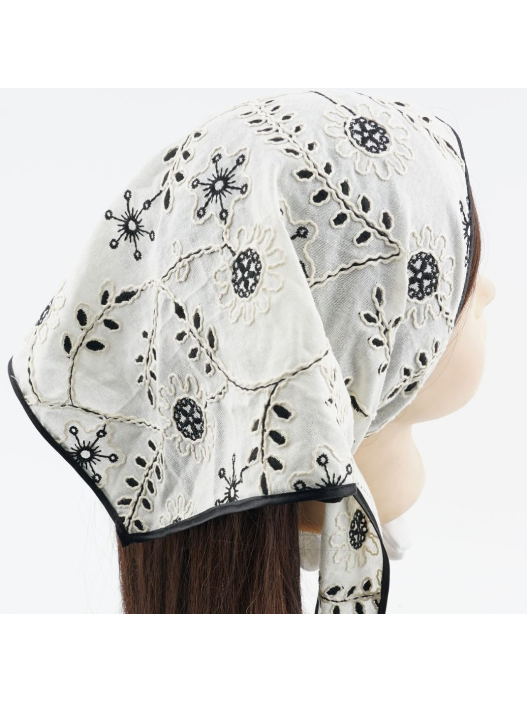Scarvii - Boho Floral Embroidery Headscarf