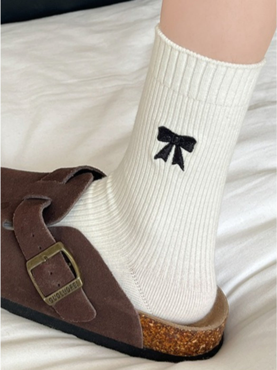 Rufia - Cute Winter Socks with Cartoon Bow Patterns