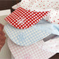 Angled view of Haila plaid star pattern baseball cap displaying star design