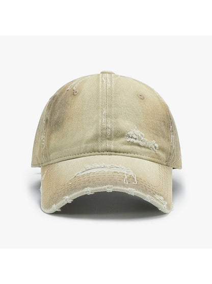 Haila - Solid Color Round Crown Everyday Baseball Cap