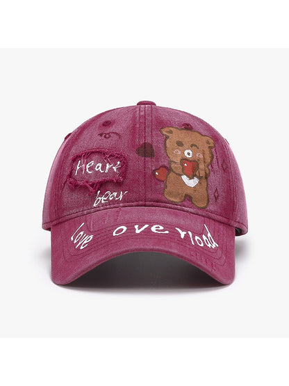 Haila - Foldable Casual Outdoor Curved Brim Baseball Cap
