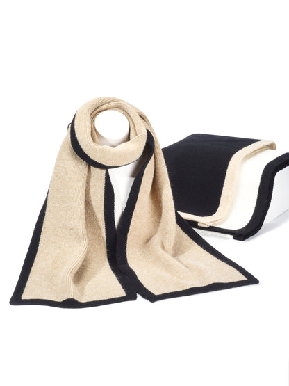 Scarvii - Contrast Knitted Scarf