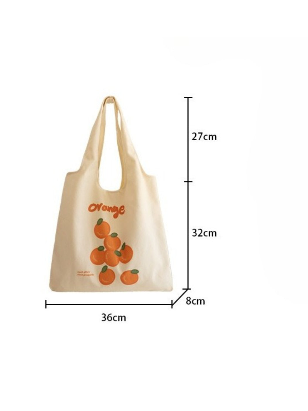 Cosbai - Fruit Series Soft Shoulder Tote