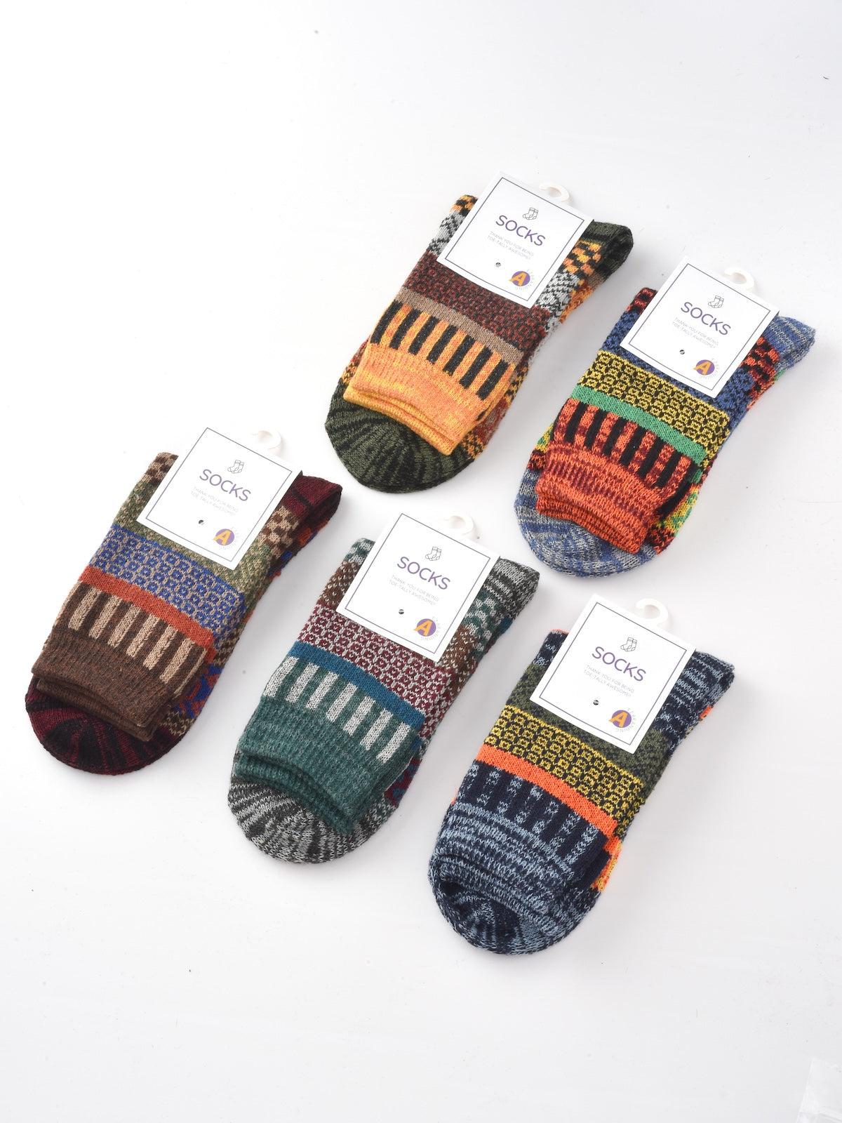 Rufia - Thick Mid-calf Socks for Winter
