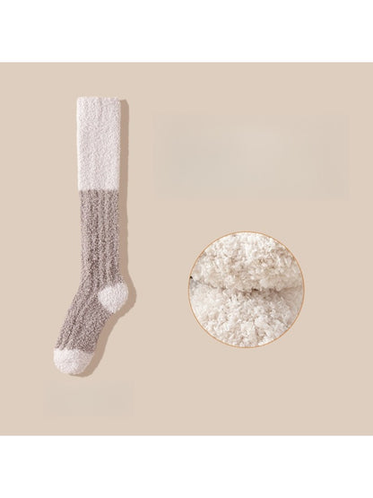 Rufia - Cozy Coral Fleece Thermal Sleeping Socks